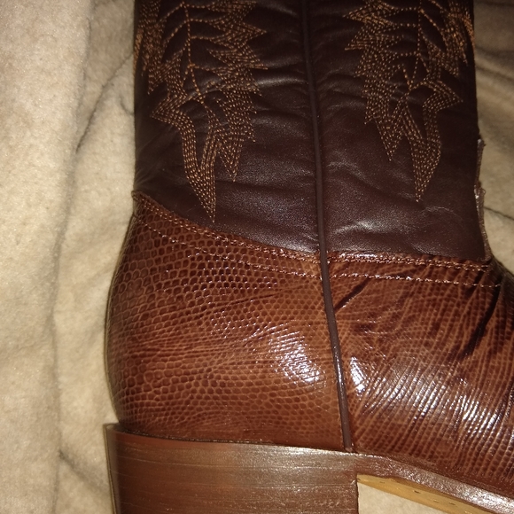 Handmade Cowboy boots french toe - Picture 3 of 10